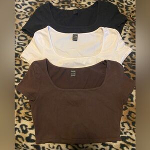 3 pack of crop tops